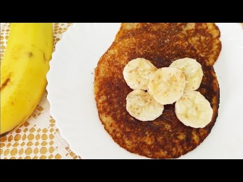 Panqueca Fit de banana com aveia