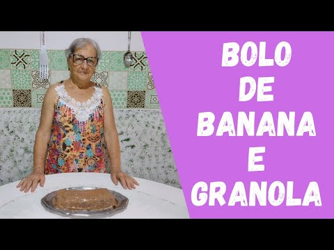 Bolo de banana e granola / Dicas da Vovó