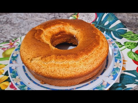 Bolo de baunilha para seu café da manhã ☕😋