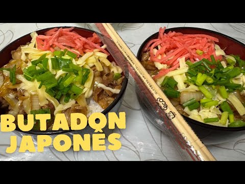 BUTADON é um prato simples mas muito saborosa da culinária japonêsa