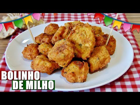 BOLINHO DE MILHO FRITO FÁCIL E DELICIOSO | Especial Festa Junina | Menino Prendado