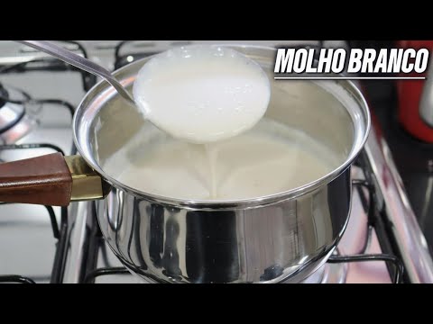 MOLHO BRANCO: Receita de molho Branco Clássico! Como Fazer o Perfeito Molho Béchamel.