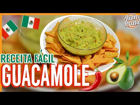 RECEITA DE GUACAMOLE SIMPLES | COMO FAZER GUACAMOLE RECEITA RÁPIDA E DELICIOSA