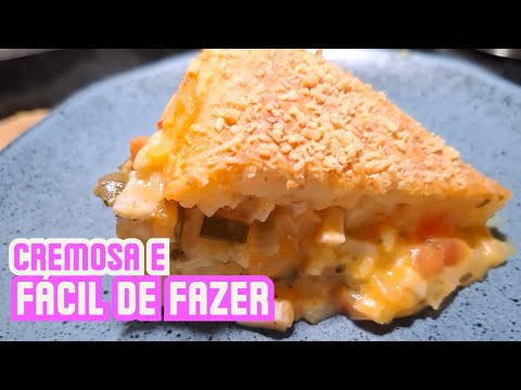 Torta de Palmito com Catupiry: Simples, Cremosa e Irresistível!