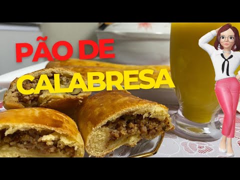 PÃO DE CALABRESA delicioso e muito facil de fazer