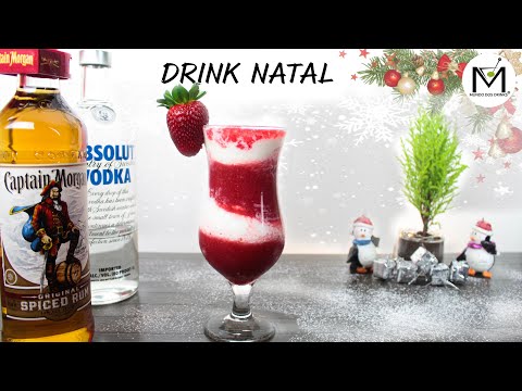 COMO FAZER UM DRINK PARA O NATAL