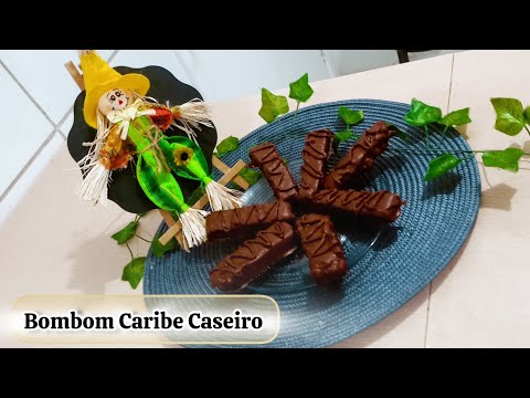 Bombom Caribe Caseiro muito fácil de fazer