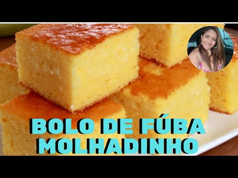 Bolo de Fubá Molhadinho!!!!Muito Fácil!!!!Não deixem de Fazer!!!!!