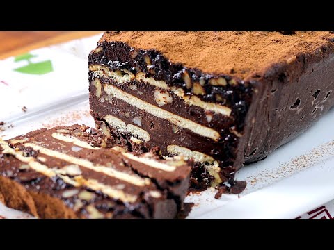 TORTA RUSSA | TORTA DE CHOCOLATE COM NOZES QUE NÃO VAI AO FOGO