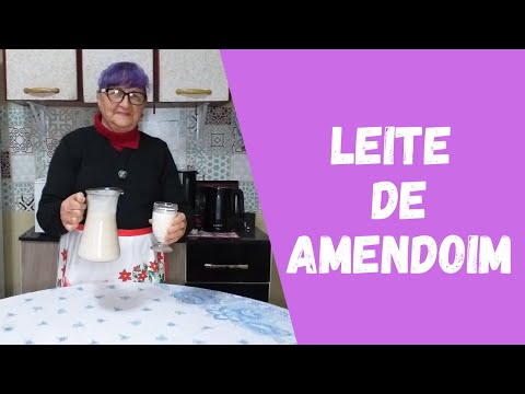 Leite de amendoim | Dicas da Vovó