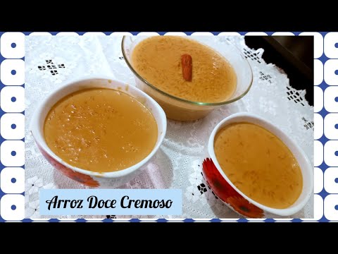Arroz Doce Cremoso super fácil