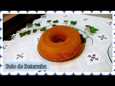 Bolo de Beterraba de liquidificador