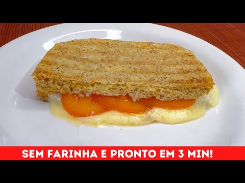 Só 3 MIN - PÃO DE LINHAÇA PERFEITO! Delicioso e SAUDÁVEL! Low Carb, Rico em Fibras e Muito Fofinho!