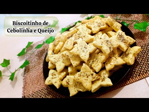 Biscoitinho de Cebolinha e Queijo