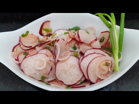 COMO FAZER SALADA DE RABANETE TEMPERADO