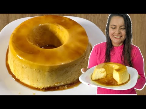 PUDIM DE GELADEIRA - SEM FORNO E SEM OVOS/ MUITO FÁCIL E RÁPIDO Receitas da Regina