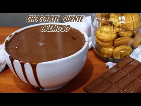 CHOCOLATE QUENTE CREMOSO FOFINHO E FÁCIL 🍴 | Dicas para Ficar Cremoso e Sem Amido de Milho