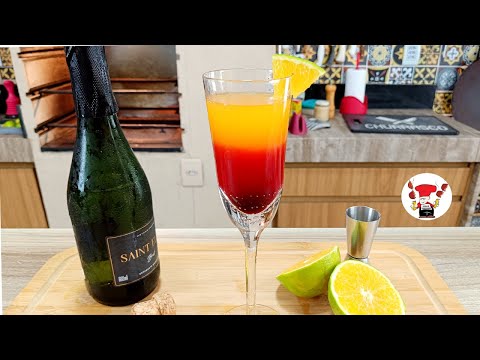 Como Fazer Mimosa Sunrise Drink com Espumante Perfeito