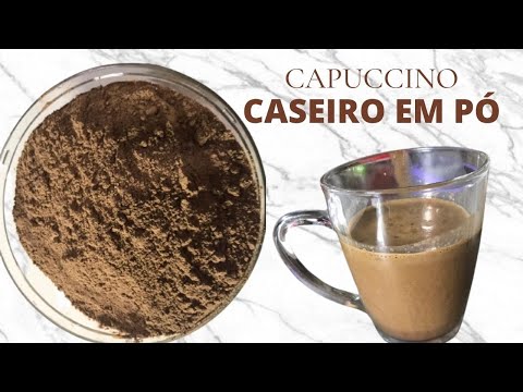 CAPUCCINO EM PÓ/ MUITO FÁCIL DE FAZER/ RECEITAS DA REGINA