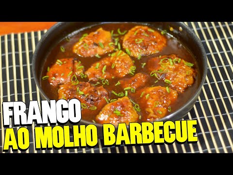 RECEITA DE FILÉ DE FRANGO AO MOLHO BARBECUE NA FRIGIDEIRA