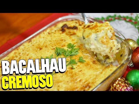 RECEITA DE BACALHAU CREMOSO COM BATATA | Fricassê de bacalhau fácil