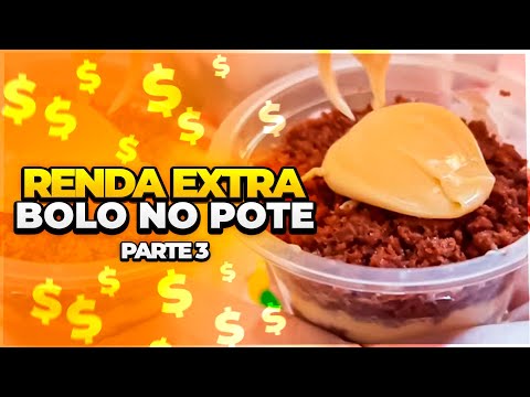 Como fazer bolo no pote, renda extra!