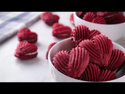 BISCOITOS RED VELVET RECHEADO PARA OCASIÕES MEMORÁVEIS | PARA PRESENTEAR