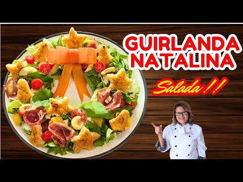 APRENDA ESSA SALADA NATALINA E UM MOLHO ESPETACULAR! SIMPLES E PERFEITA!