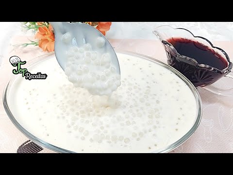 SAGU de LEITE CREMOSO - INVERTIDO -Com Calda de vinho -AGORA SÓ QUERO COMER SAGU ASSIM -Top Receitas