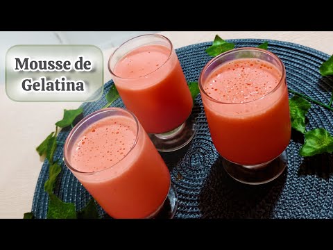 Mousse de Gelatina super fácil