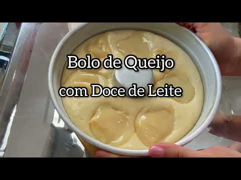 BOLO DE QUEIJO COM DOCE DE LEITE JEITO SIMPLES E FACIL DE FAZER