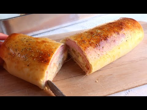 Pão Pizza - Fácil de fazer e Muito Saboroso