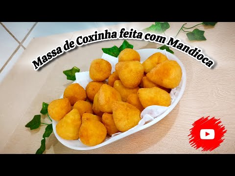 Massa de coxinha feita com Mandioca