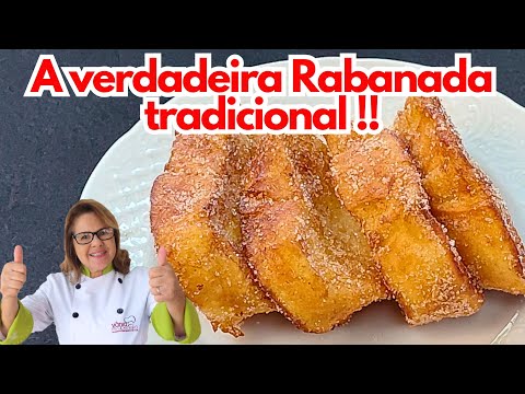 APRENDA A FAZER RABANADA TRADICIONAL, (RECEITA PORTUGUESA) SIMPLES E DELICIOSA!!