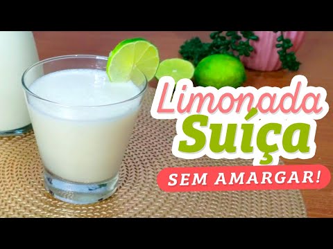 Limonada Suiça SEM AMARGAR com 2 Ingredientes