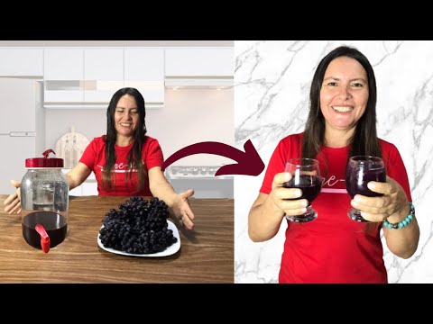 COMO FAZER SUCO DE UVA EM CASA - Receitas da Regina