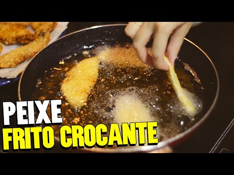 COMO EMPANAR E FRITAR PEIXE | Peixe frito crocante e sequinho