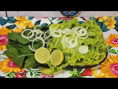 Salada 🥗 Verde simples e muito gostosa 😋