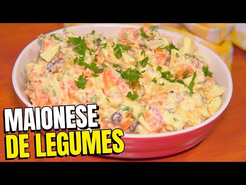 SALADA DE MAIONESE FÁCIL | Verdurinha com maionese para almoço e churrasco