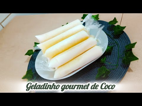 Geladinho Gourmet de Coco