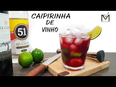 COMO FAZER CAIPIRINHA DE VINHO