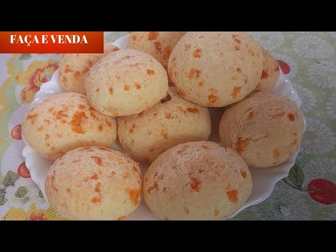 PÃO DE QUEIJO: Essa foi a melhor receita de pão de queijo que já fiz, perfeita e deliciosa.