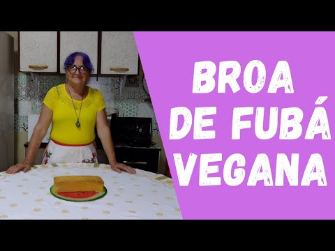 Broa de fubá vegana | Dicas da Vovó