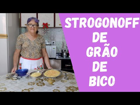 Strogonoff de grão de bico | Dicas da Vovó