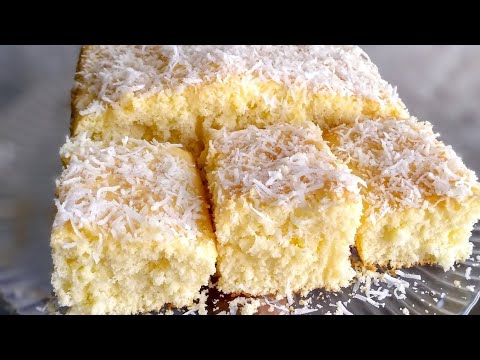 FEITO COM AMIDO DE MILHO E COCO - ESSE BOLO FICA SUPER FOFINHO E DELICIOSO