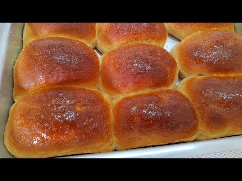 PÃO CASEIRO SEM SOVAR FÁCIL E FOFINHO