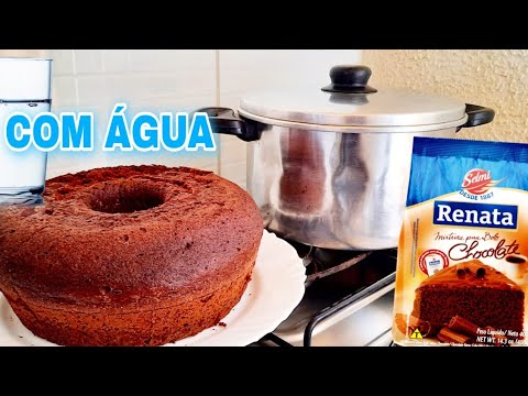 COMO FAZER BOLO DE CHOCOLATE NA PANELA ( massa pronta) SUPER FOFINHO