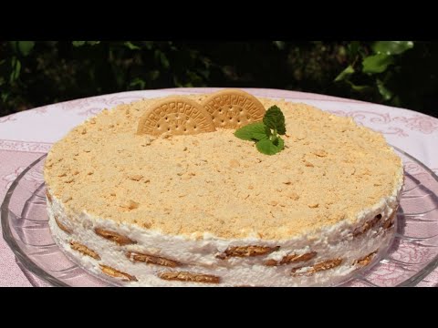 BOLO DE BOLACHA | Sobremesa com BOLACHA MARIA| Receita deliciosa sem leite condensado, nem manteiga