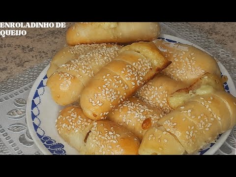 COMO FAZER ENROLADINHO DE QUEIJO |RECEITA ECONÔMICA | MASSA DE SALGADO MUITO FOFINHA