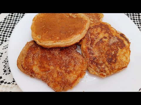 Pãozinho de Banana na frigideira, super fácil e prático